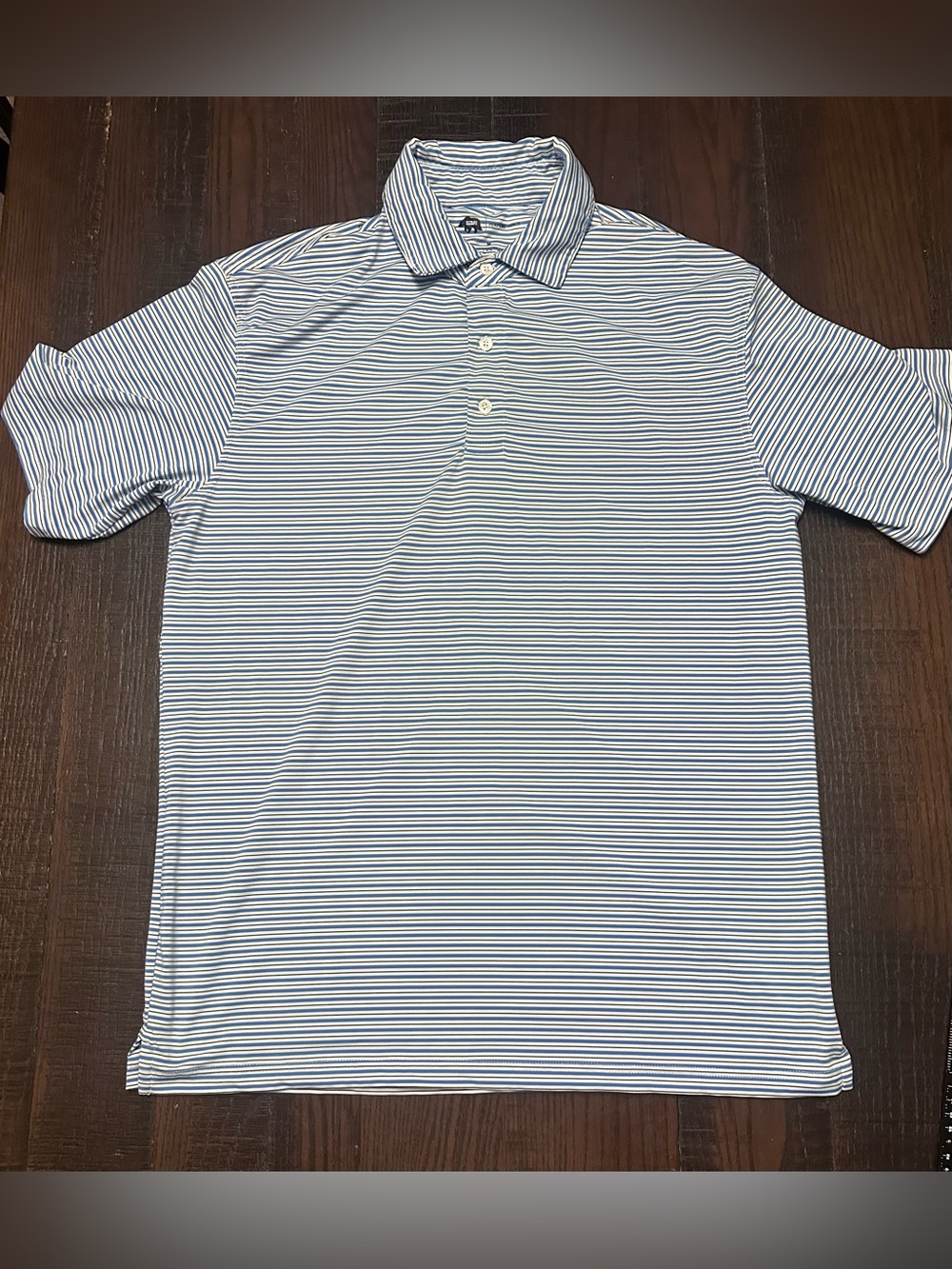 Onward Reserve Blue & White Performance Golf Polo Size Medium Men’s